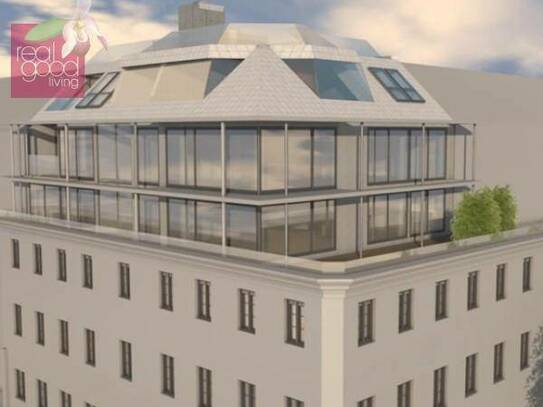 Diplomatenviertel:Baugenehmigter Dachausbau:Zinshaus in gutem Zustand unweit der Landstraßer Hauptstraße