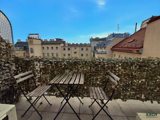 Sonnige 2 Zimmer Dachgeschosswohnung mit Terrasse nähe AKH (Klimaanlage)