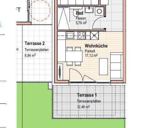 Traumhafte Gartenwohnung in Inzing, Tirol - 2 Zimmer mit Terrasse und Tiefgaragenstellplatz