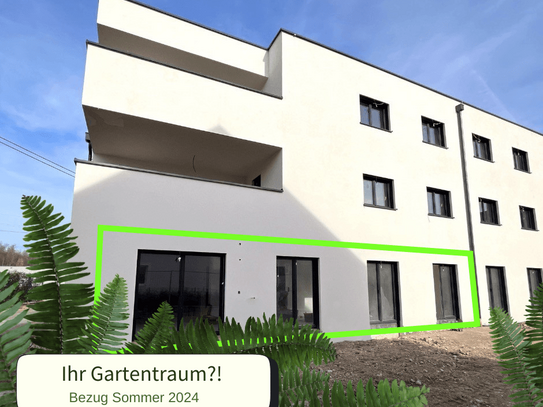 Neubau Gartenwohnung mit zwei Schlafzimmern