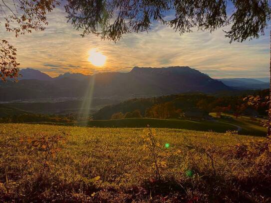 IN DER RUHE LIEGT DIE KRAFT I Krispl: Traumhafte Sonnenuntergänge in Alleinlage