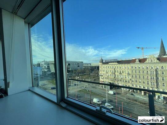 Flexibles Neubaubüro beim Westbahnhof mit bester Aussicht