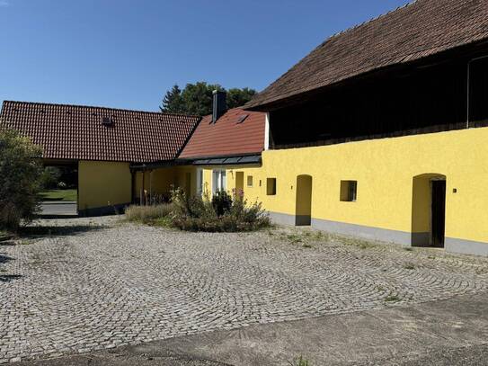 geschlossener Bauernhof mit Lagerhallen sofort bezugsfertig!