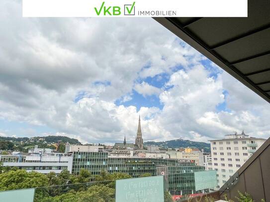 Exklusiv: Klimatisiertes Penthouse-Büro mit Dachterrasse