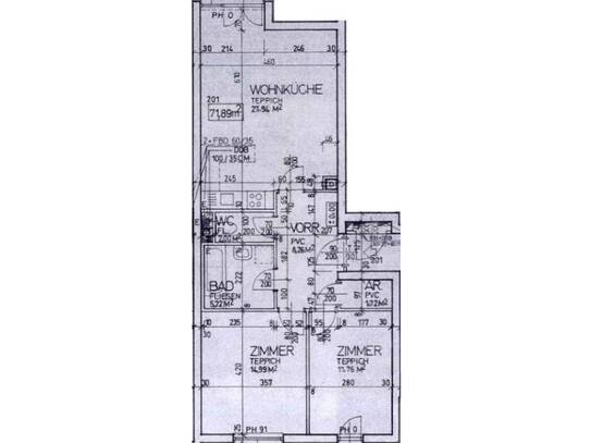 3-Zimmer-Wohnung, Top 201