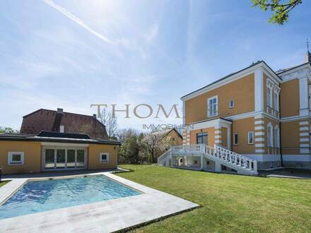 Jugendstil Villa mit Pool und Poolhaus