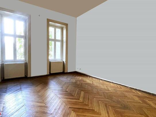 ROCHUSMARKT - HERRLICHE STILWOHNUNG - 99m² WFL - - SÜDOSTLAGE - Renovierungsbedarf- SOFORTBEZUG - STILHAUS