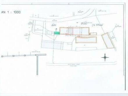 LAGERHALLEN bis ca. 3800 m2,Lagerhallen teilbar und BÜROGEBÄUDE ca. 140 m2 zu vermieten