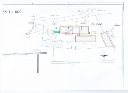 LAGERHALLEN bis ca. 3800 m2,Lagerhallen teilbar und BÜROGEBÄUDE ca. 140 m2 zu vermieten