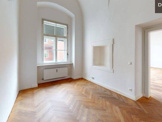 HELLES BÜRO MIT LOFTCHARAKTER | ZWEI ZIMMER | 2. OBERGESCHOSS | ZENTRALE LAGE | IM ALTBAU - PALAIS