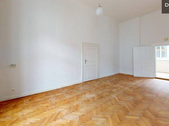 | TRAUMHAFTE RÄUMLICHKEIT FÜR BÜRO ODER PRAXIS | ZWEI ZIMMER | 2. OBERGESCHOSS | ZENTRALE LAGE | WUNDERSCHÖNES ALTBAU -…