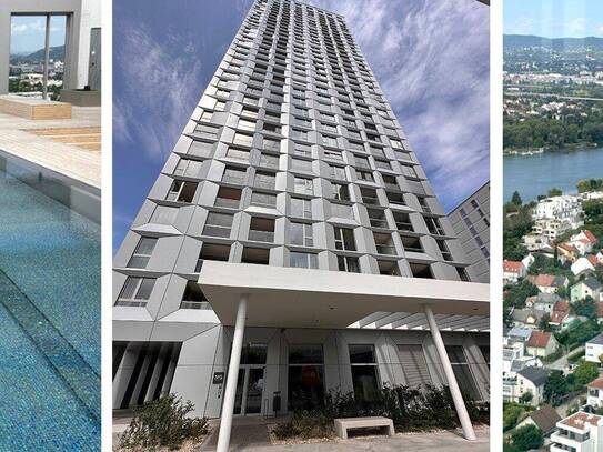 3-Zimmer-Luxuswohnung inkl. hochwertiger Küche und Loggia Außenfläche im 15. Stock im TwentyTwo Tower /AP05 T132