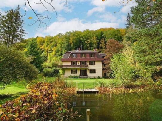 Prächtiges Landhaus mit Potenzial im Pressbaumer Zentrum - Grundstück teilbar!