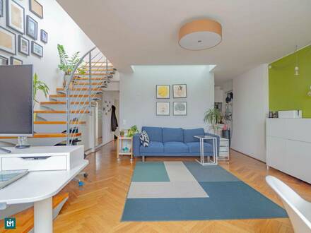 Möblierte 3 Zi. DG-Maisonettewohnung mit Terrasse und Gemeinschaftspool