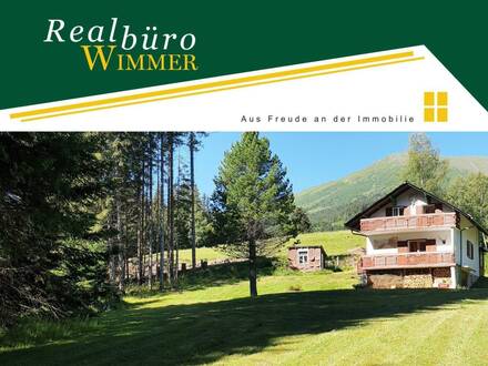 Ferienhaus mit großem Grundstück und Blick zum Gamskögel