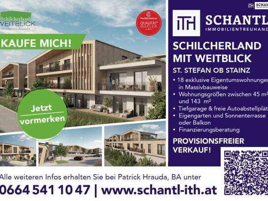 Projekt Schilcherland mit Weitblick - Wundervolles Neubauprojekt: Zentrum St. Stefan ob Stainz - 18 TOP WOHNUNGEN (ca.…