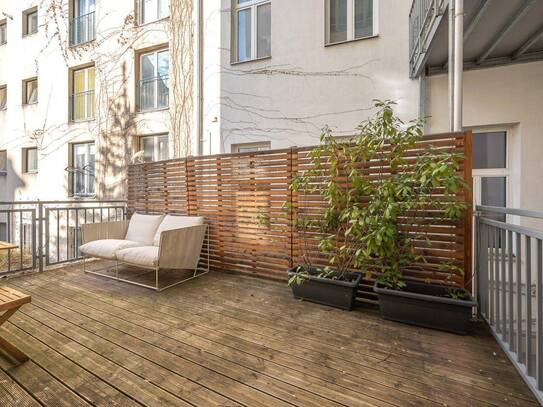 einzigartiges Loft mit Terrasse nahe U4/U6; möbliert, hochwertig ausgestattet - zum sofortigen Einzug bereit! Ehem. Sch…