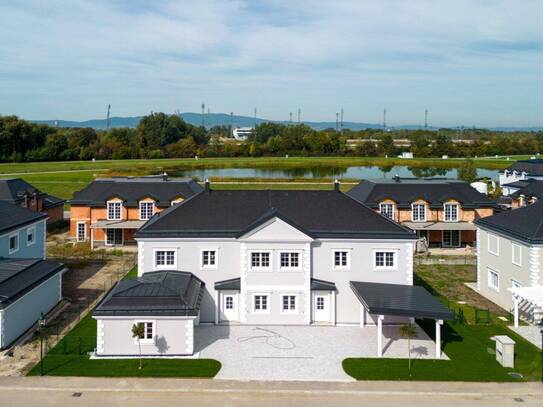 Hochwertiges niedrigenergie Doppelhaus mit Carport und Seezugang !