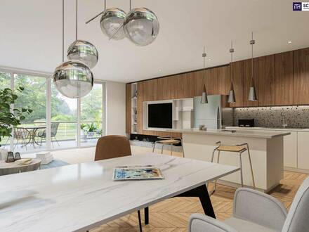 Provisionsfreier Neubautraum: Moderne Erdgeschosswohnung mit ca. 74 m²: 3 Zimmer, Terrasse & Garten in TOP-Lage von Voi…