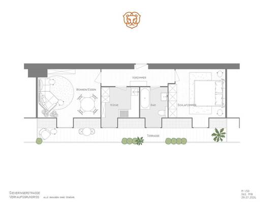 2 Zimmer Terrassen-Wohnung in Sieveringer Grün-Ruhelage