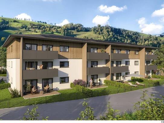 Neue 2-Raum-Gartenwohnung in Kaprun