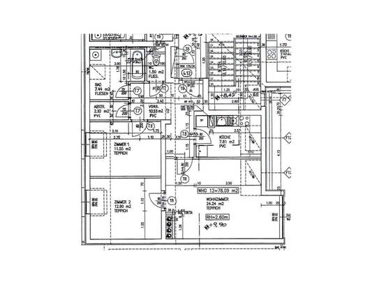 3-Zimmer-Wohnung, Top 12