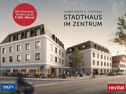 Neubau im Zentrum - Top B.032,5-Zimmerwohnung mit GartenWOHNBAUFÖRDERUNG