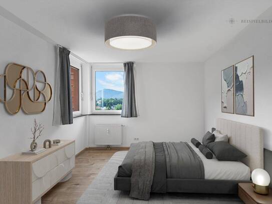 Moderne 2-Zimmer-Wohnung mit fantastischer Aussicht in ruhiger Lage in Graz!