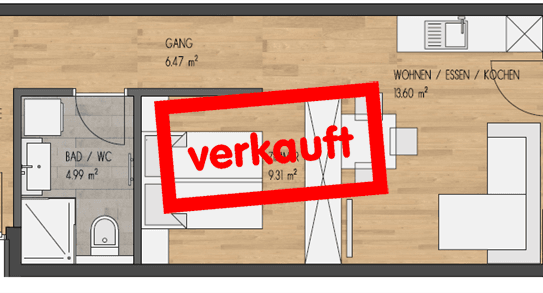 Neubau: Attraktive 2-Zimmerwohnung im Zentrum von Birgitz! TOP 4