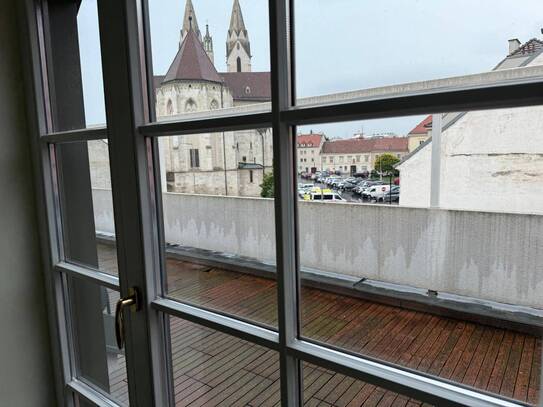 Luxus-Innenstadtwohnung mit Dachterrasse und Garage