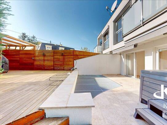 Modernes Wohnen in Wiens grüner Oase - Lichtdurchflutetes Haus mit Topterrasse und Weitblick!