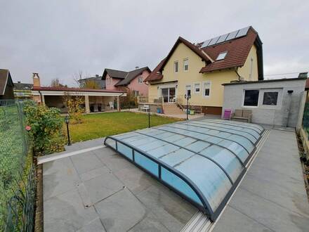 ++Photovoltaik ++Luxuriös ausgestatte VILLA mit 6 Zimmer ++57m² Wohnesszimmer-Marmorboden ++ überdachtes Schwimmbad ++