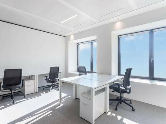 All-inclusive-Zugang zu professionellen Büroräumen für 4 Personen in Regus Mariahilfer Strasse