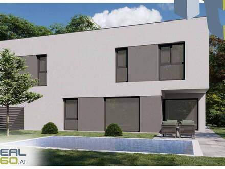 PROVISIONSFREI | Moderne Neubau Doppelhaushälfte mit großem Pool | Schlüsselfertig!