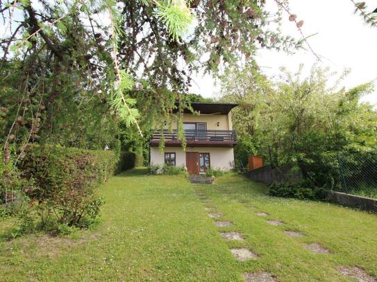 PROVISIONSFREI - FERNBLICK - ZIEGELMASSIVHAUS MIT GARTENHAUS