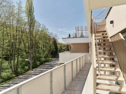 Luxus in luftiger Höhe: 3-Zimmerwohnung mit privatem Dachgarten direkt beim Wienerwald - zu kaufen in 2391 Kaltenleutge…
