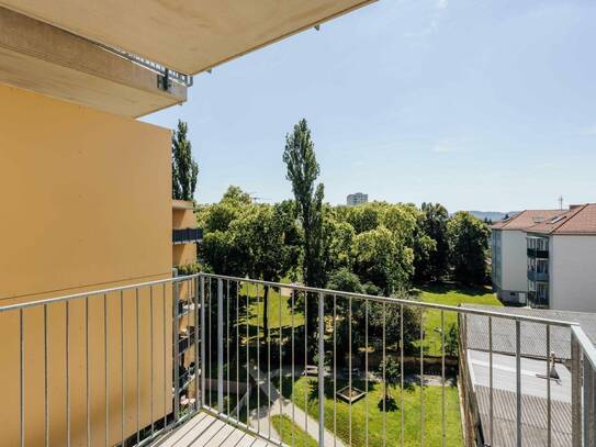 8020 Graz TOP 53 5.OG - 1. Monat Mietfrei! Moderne 2,5 Zimmerwohnung mit großem Balkon und Parkblick!