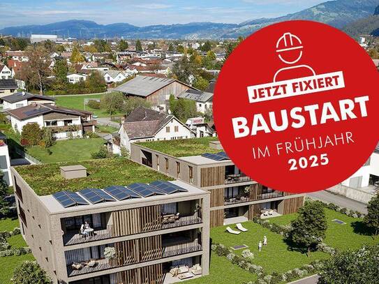 Baustart Frühjahr 2025 fixiert: Optimal aufgeteilte 2-Zimmer Wohnung mit Sonnenterrasse | Wohnbauförderung (Top A06)