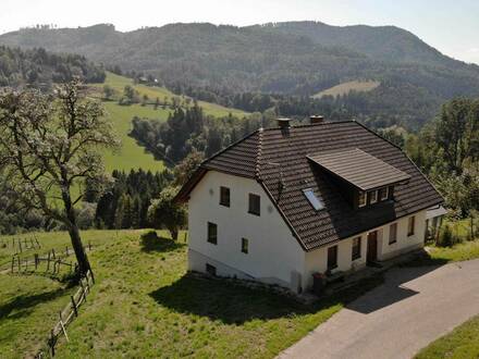 Großzügige Landwirtschaft mit Bauernhaus und Stallgebäude in Alleinlage