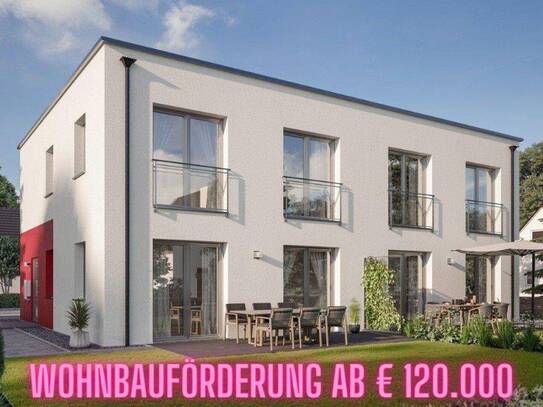 Traumhafte Doppelhaushälfte in Dornbirn: Erstbezug, 5 Zimmer, Garten, Terrasse, 1x Stellplatz - mit min. 120.000,- Wohn…