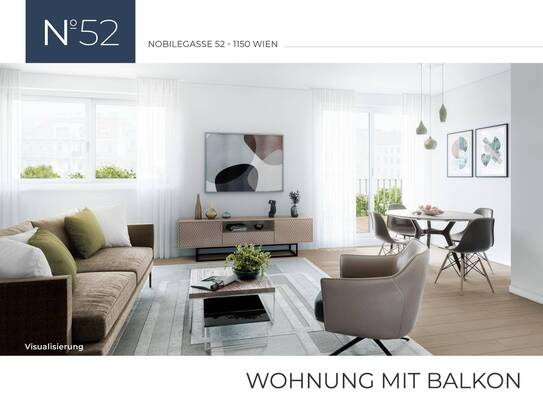 N°52 - 3-Zimmer-Wohnung mit Balkon und Gemeinschaftsgarten in U-Bahn-Nähe