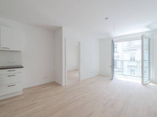 Ab 1.12. beziehbar! moderne 2-Zimmer Wohnung mit Balkon in der Kaiserstraße 82