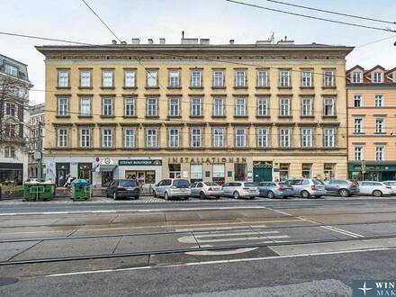 Top-Lage auf Wiedner Hauptstraße! Sonnige 4-Zimmer-Altbau im 1. Stock