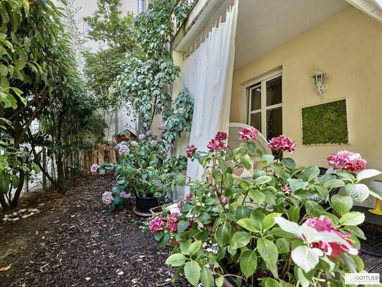 Bestlage Nähe Mariahilferstraße! Sonniges 2-Zimmer-Büro mit Eigengarten in Biedermeier-Haus