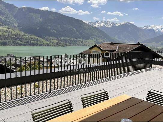 Luxus Wohnung mit 2 SZ und großer Terrasse und 100% Seeblick in Zell am See! Touristische Vermietung