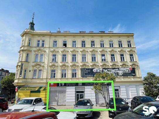 #SQ - BESTANDSFREIES GESCHÄFTSLOKAL MIT FREIFLÄCHE AUF DER SIMMERINGER HAUPTSTRASSE IN U-BAHN NÄHE