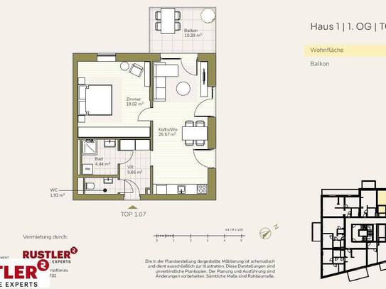 Wohnen mit Stil: Exklusive 2-Zimmerwohnungen im Schlosspark - mit Balkon!