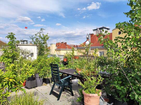 LOFTARTIGES WOHNEN - Sonnige Gemeinschafts-Dachterrasse