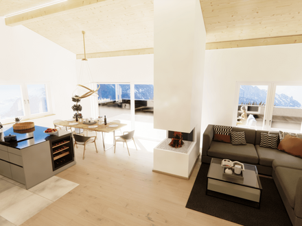 Penthouse mit Gebirgsblick