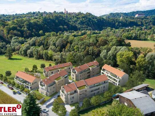 Geräumige 2-Zimmerwohnung mit großer Terrasse und Garten